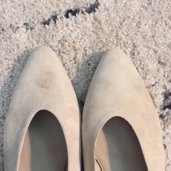 Everlane V beige suede slingback flats 10.5 - Picture 7 of 9